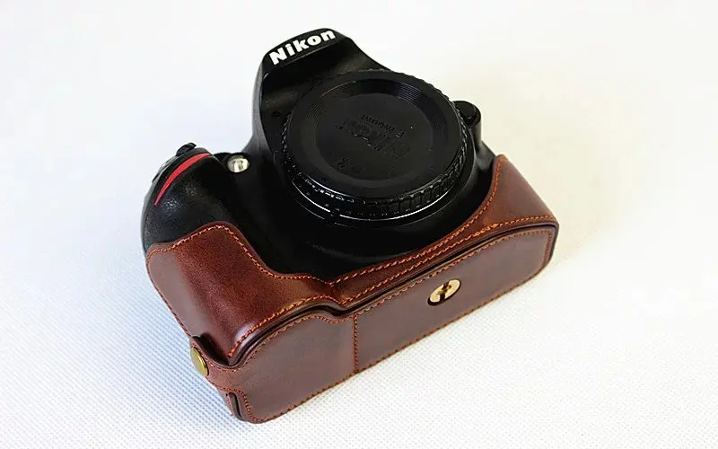 Новая сумка для видеокамеры из искусственной кожи Nikon D3200 D3300 Половина корпуса