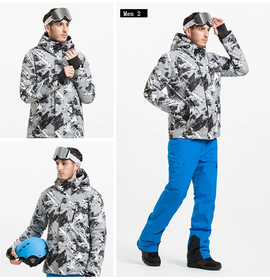 VECTOR Brand Winter Ski Jackets Men Outdoor Thermal Waterproof Snowboard Climbing Snow Skiing Clothes HXF70002|clothes brooch|clothes matchclothes