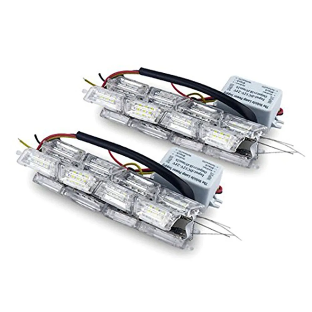 Y 1 комплект с украшением в виде кристаллов струящийся vinstar led DRL Дневной