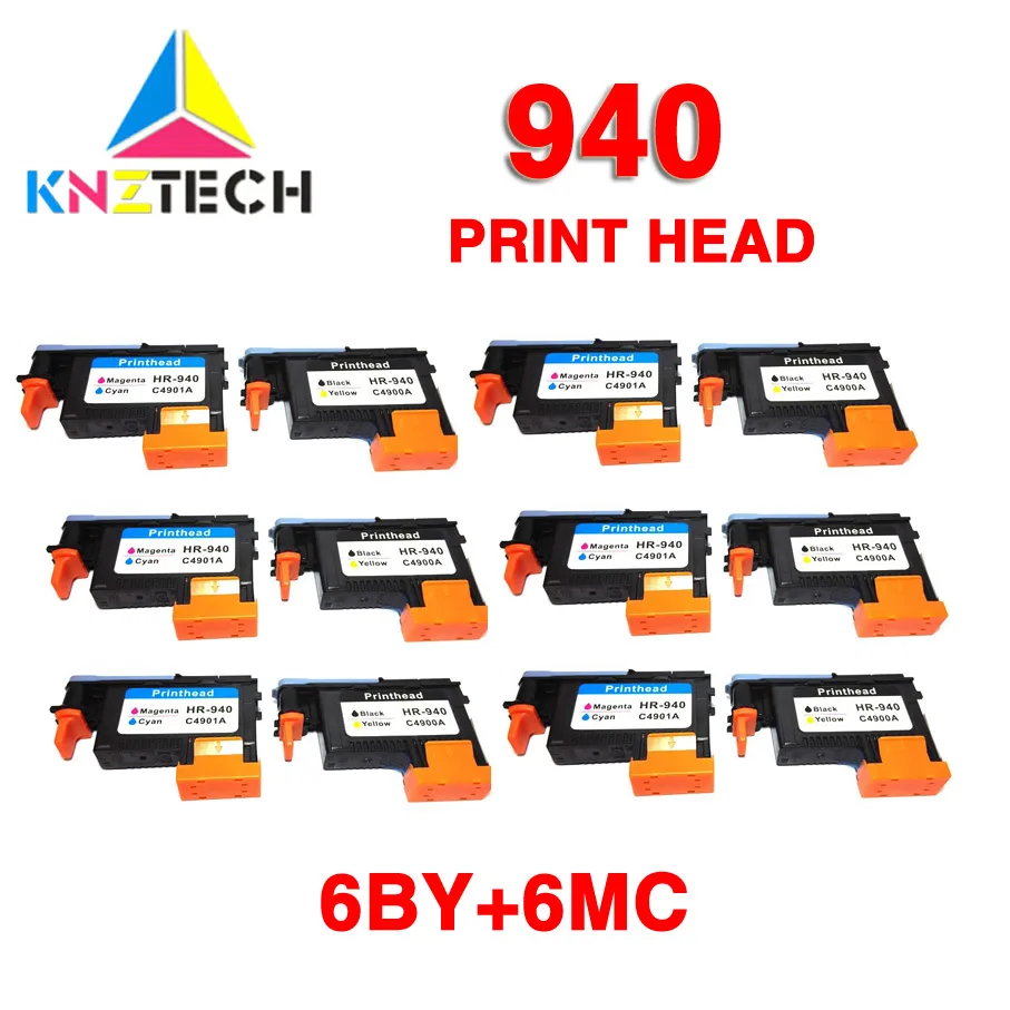 6 комплектов Замена для hp940 C4900A C4901A hp 940 officejet pro 8000 8500 8500A plus принтер|Чернильные