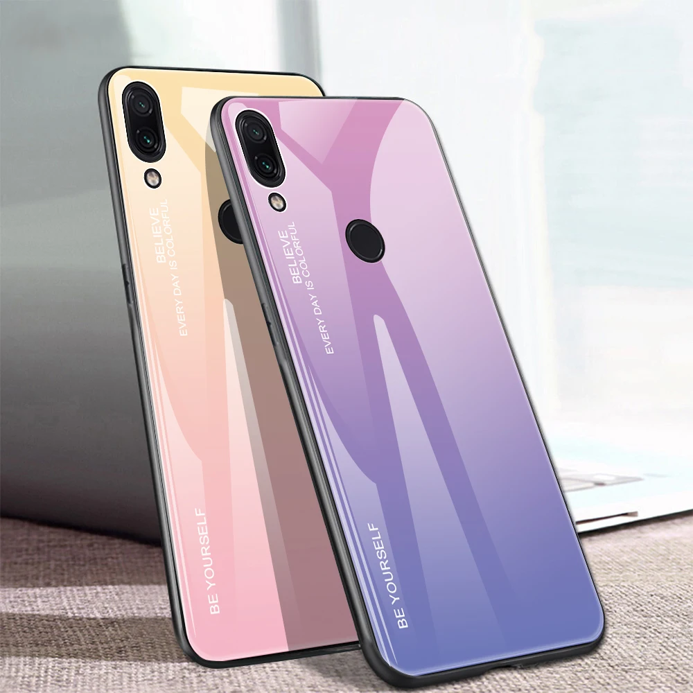Чехол для телефона из закаленного стекла XiaoMi A1 A2 Lite Mi9 Mi 9 SE 8 RedMi Note 7 Pro 6 6A PRO жесткий