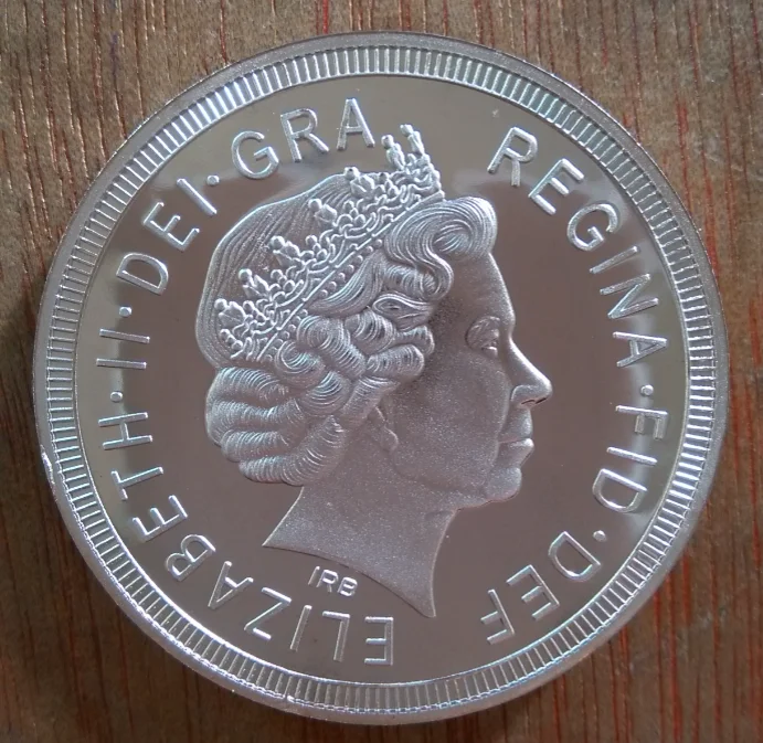 40 мм Серебряная медаль ангела сувенирная монета Великобритания | Дом и сад