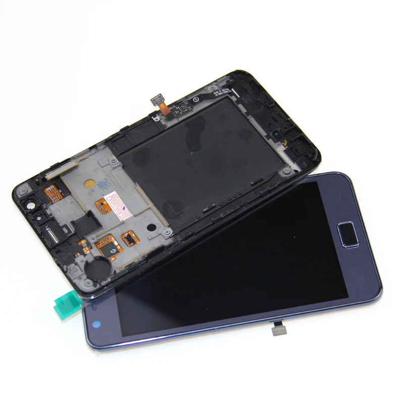 AMOLED LCDs для Samsung Galaxy S2 i9100 SII Plus i9105 ЖК дисплей сенсорный экран дигитайзер полная