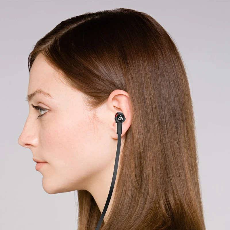 PTM in Ear гарнитура с супер басами стерео звук спортивные наушники микрофоном для