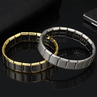 new twisted stainless steel bracelet for women healing magnetic bangle balance men health care jewelry