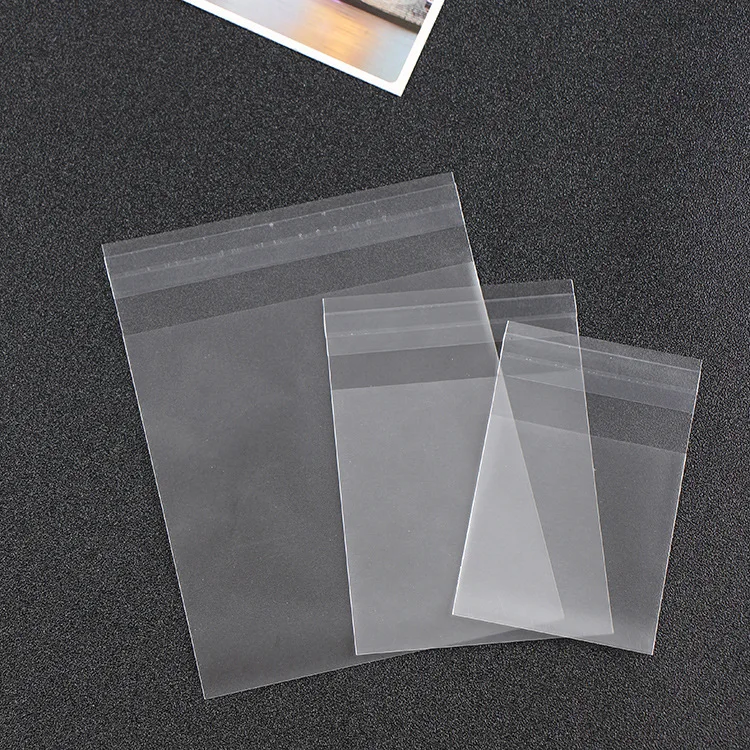 

500PCS Cellophane Cookie Bags with Self Adhesive Food Grade Plastic Bag Packing for Candy Biscuit Samples Wedding Favor Bags