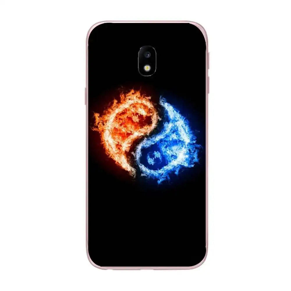 Чехол для SamSung Galaxy S7 S8 S6 край S5 плюс J7 телефон корпус пламя цветочным рисунком