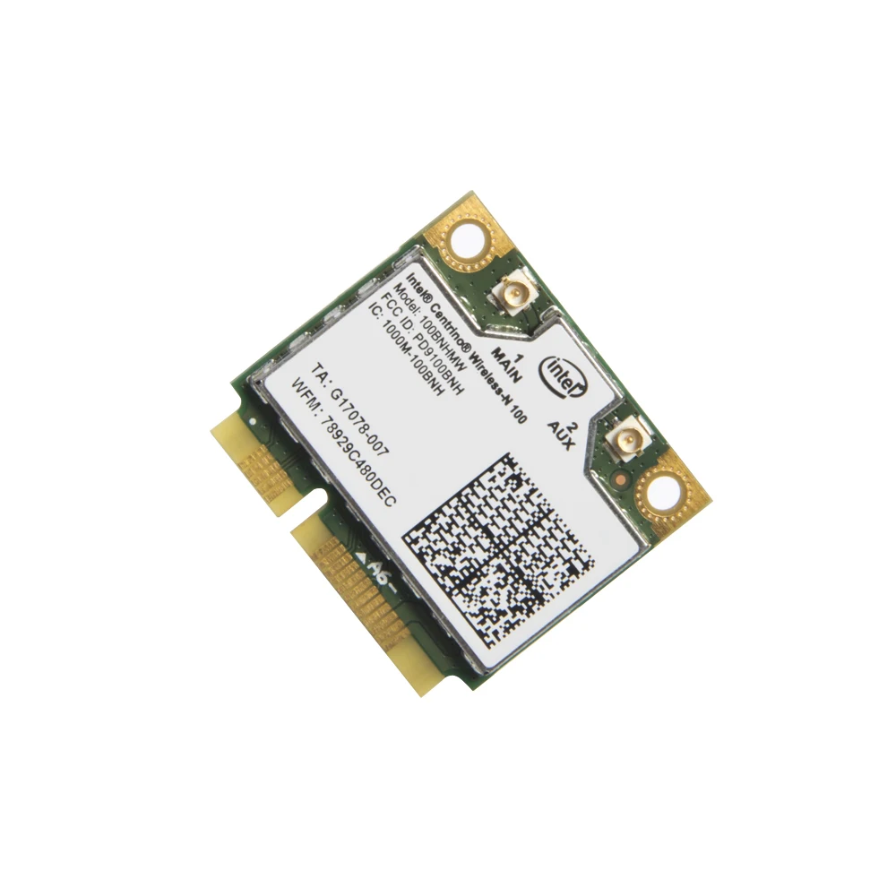150 Мбит/с Wifi WLAN для ноутбука PCIe сетевой адаптер Intel центрино беспроводной N 100 BNHMW