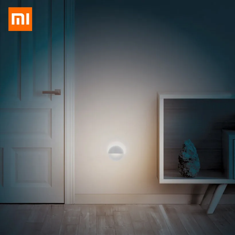 Оригинальная Светодиодная лампа Xiaomi с Bluetooth Индукционная Ночная для коридора