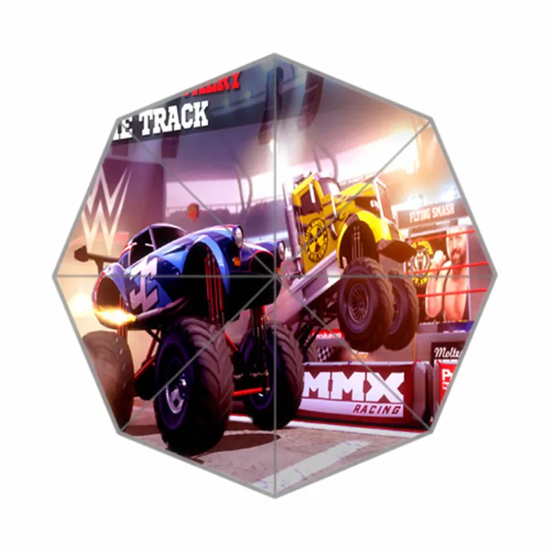 Новый изготовленный на заказ mmx гоночный Зонт с произведением искусства