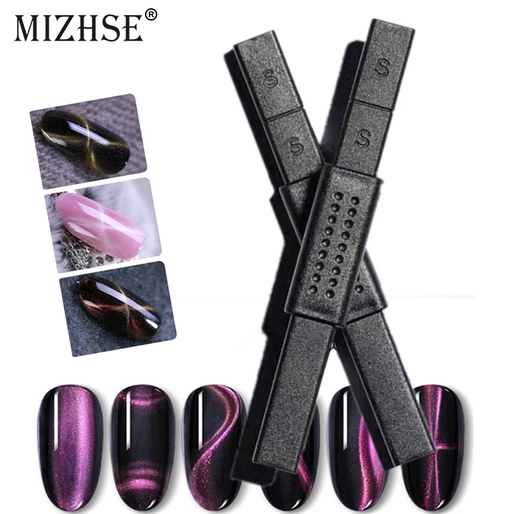 MIZHSE 3D Гель-лак для ногтей кошачий глаз УФ-лак толстый магнит палочка Инструменты для кошачьих глаз эффект сильный магнит доска живопись Гель-лак для ногтей