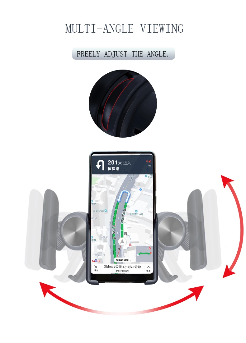Автомобильный держатель для телефона, 360 Вращающийся держатель для телефона, держатель на вентиляционное отверстие автомобиля, автомобильный держатель, подставка для iPhone 7 8 XS Max, универсальный