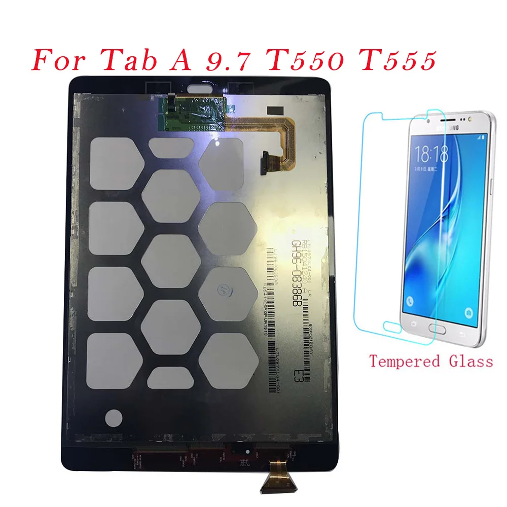 ЖК дисплей для планшета Samsung Galaxy Tab A 9 7 T550 T555 с сенсорным экраном и дигитайзером