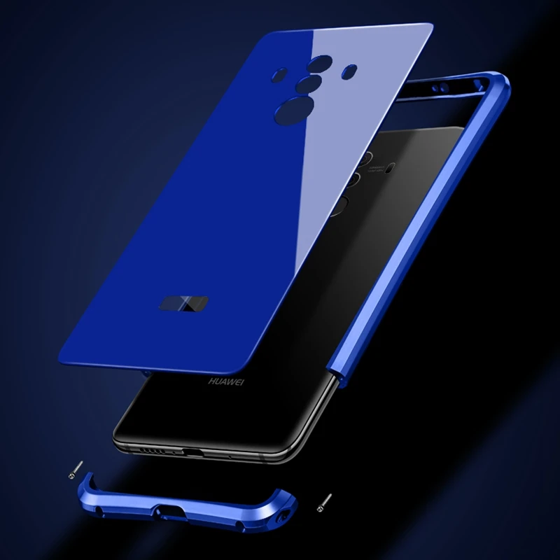 Оболочка Коврики 10 Pro Алюминий металла Не доставая его из чехла для huawei P10 чехол Plus