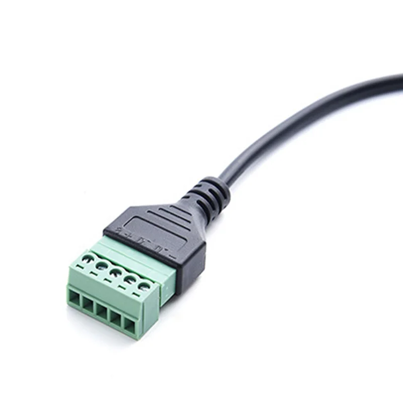Micro 5 Pin 2 0 USB A штекер на винт с защитным разъемом без разъема разъем адаптера