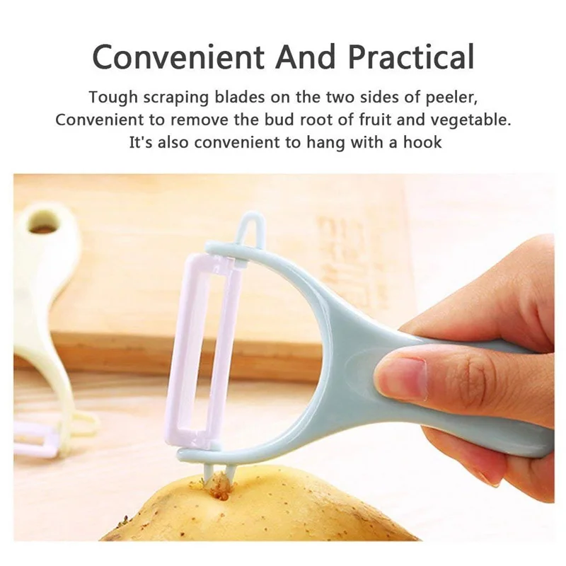 3Pcs Kitchen Tools Set Ceramic Fruit Vegetable Knife Peeler and PP Chopping Board Portable Outdoor Cooking Gadgets For Picnic | Дом и сад