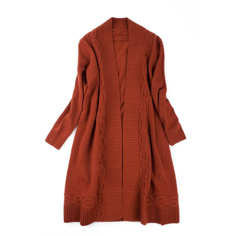 

Кардиган женский, из 100% козьего кашемира, 3 цвета, европейский размер/L/XL