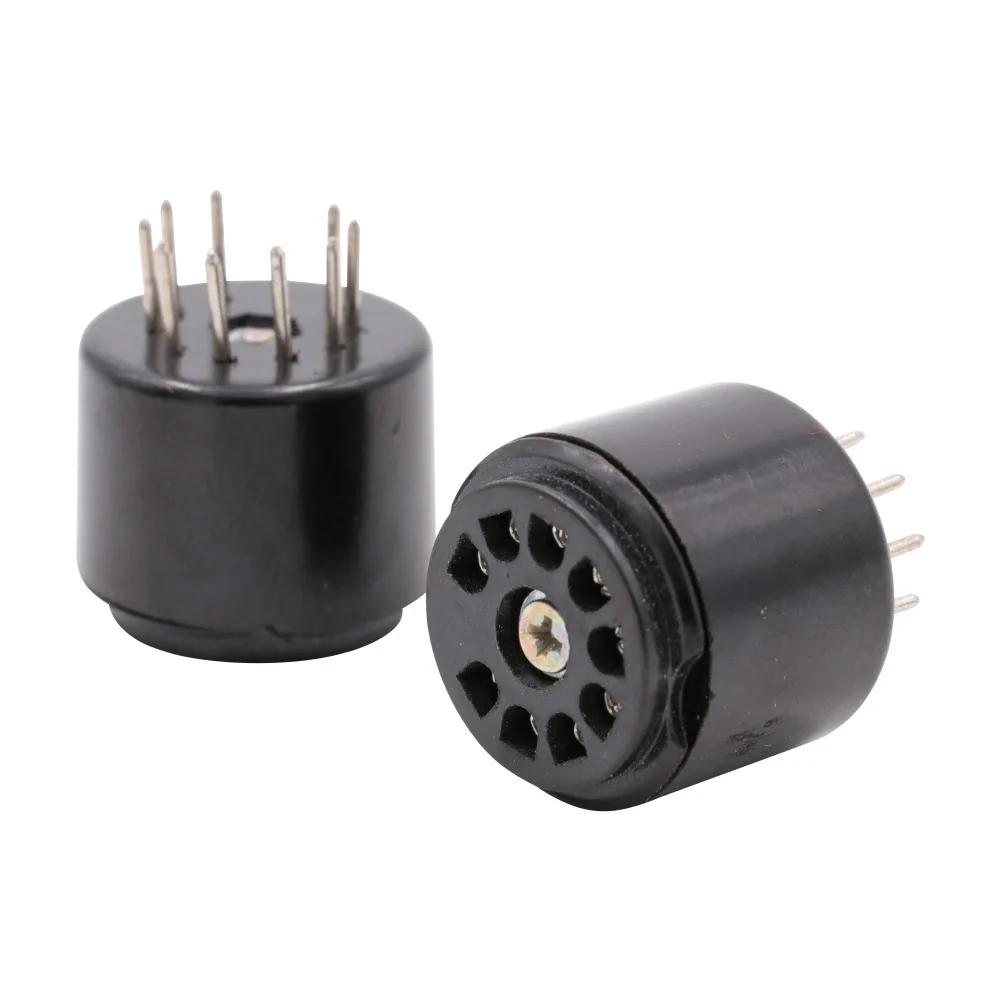 Bakelite 9pin вакуумная трубка тестер сокет для 6DJ8 12AX7 ECC83 B339 CV492 6L13 12AU7 ECC82 B329 CV491 Hifi