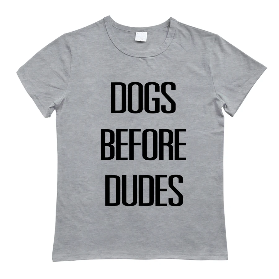 

New Arrival Women Tshirt DOGS BEFORE Print Cotton Black T Shirt White Tee O-Neck Short Sleeve Tops Loose Casual Shirt European