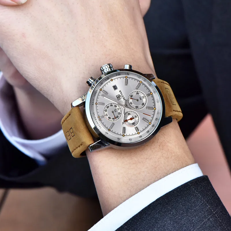 

BENYAR New Men's Watches Fashion/Sport/Quartz Mens Watches Top Brand Luxury Men's Wrist Watches Reloj Hombre 2020 Dropshipping