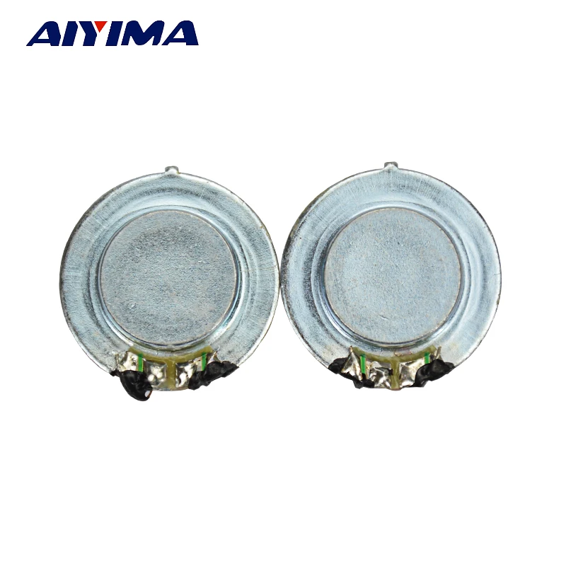 AIYIMA 2 шт. 27 мм аудио портативный вибродинамик s резонансный динамик 2 Вт 4ohm DIY HiFi полный спектр динамик стерео громкий динамик