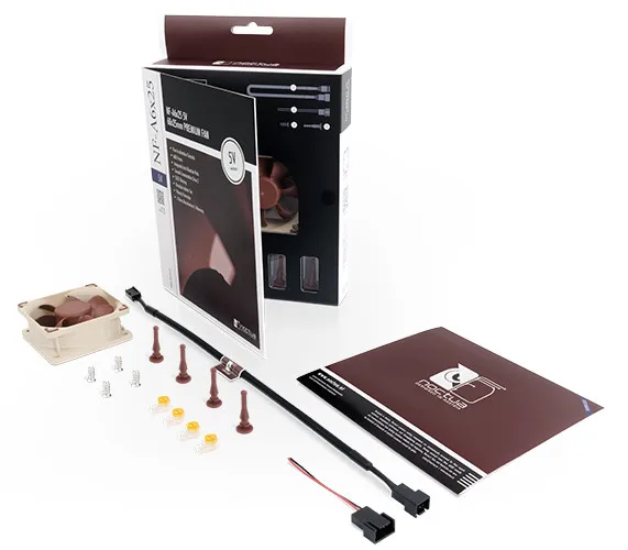 Вентилятор для охлаждения Noctua 5 В 60 мм 19 3 дБ (А) вентилятор радиатора компьютерные