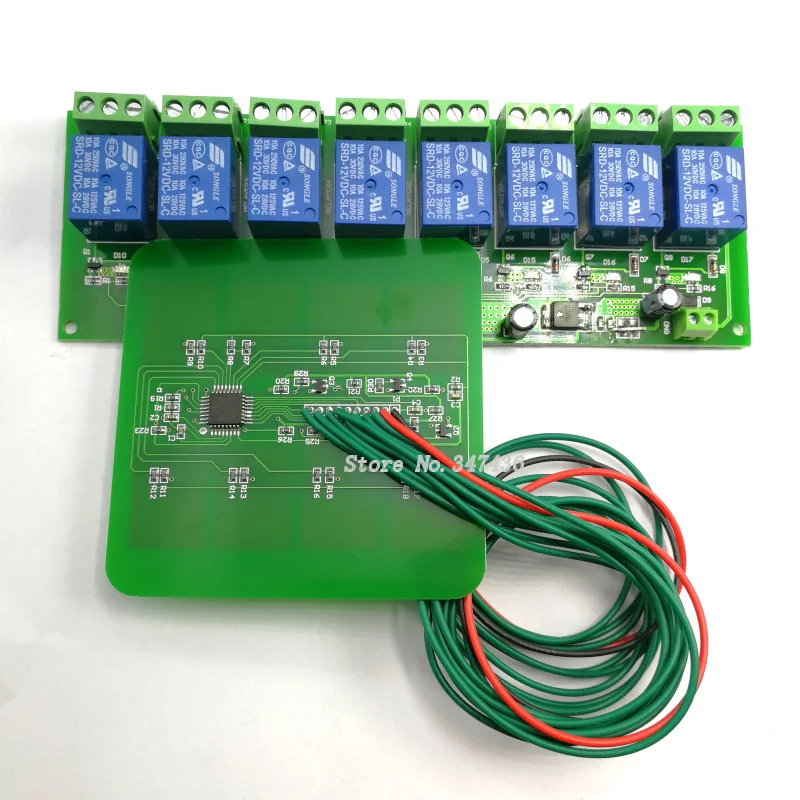 12V8 емкостный сенсорный модуль переключателя с релейной самоблокирующейся точкой функция блокировки