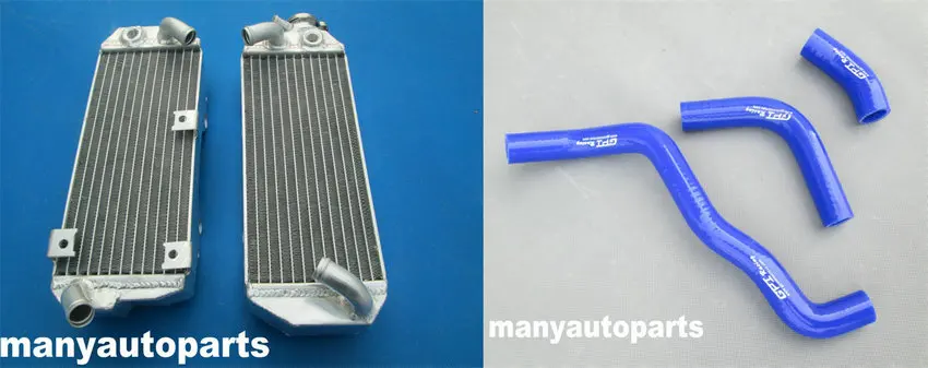 Алюминиевый радиатор и Белый Шланг для Suzuki DRZ400 DRZ 400 SM DRZ400S 2002 2008 03 04 05 06 07 08|drz 400|drz