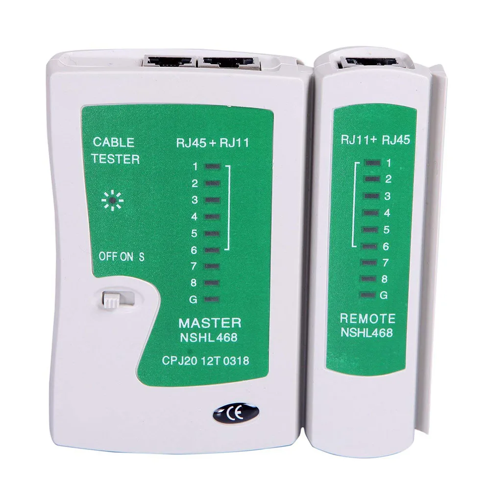 Профессиональный тестер сетевого кабеля RJ45 RJ11 RJ12 CAT5 UTP сетевой инструмент для