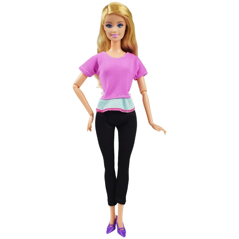 Новый спортивный костюм для бега набор йоги кукольная одежда аксессуары 12 дюймов