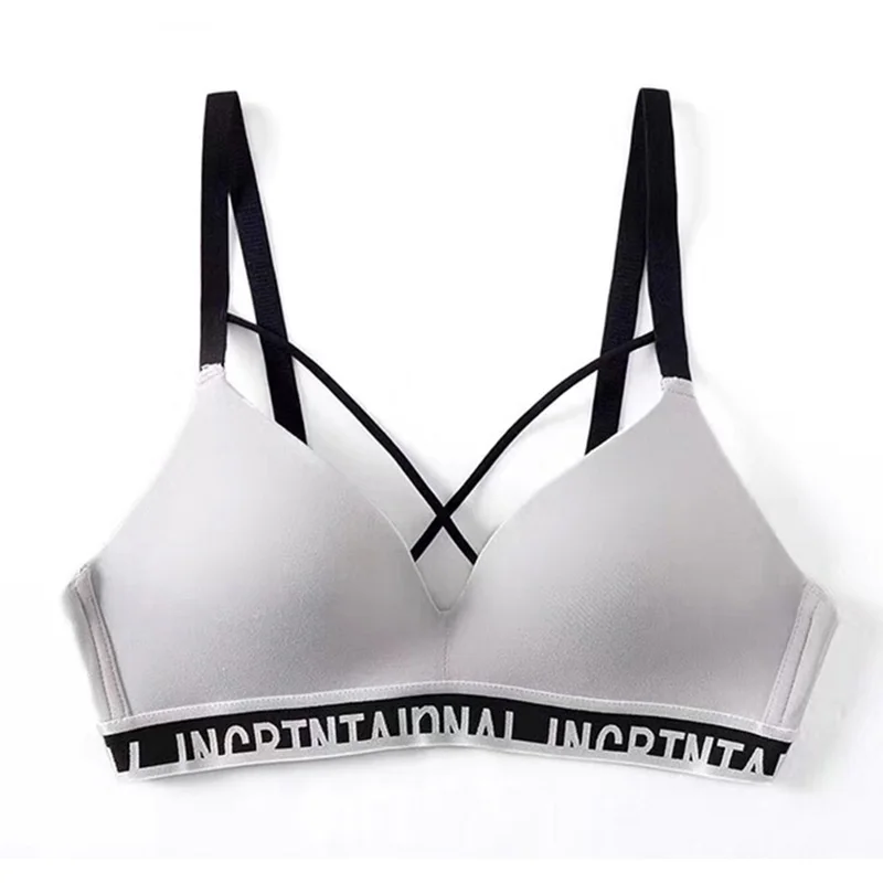 Бесшовные бюстгальтеры для Для женщин Push Up Bralette белье Беспроводной бюстгальтер
