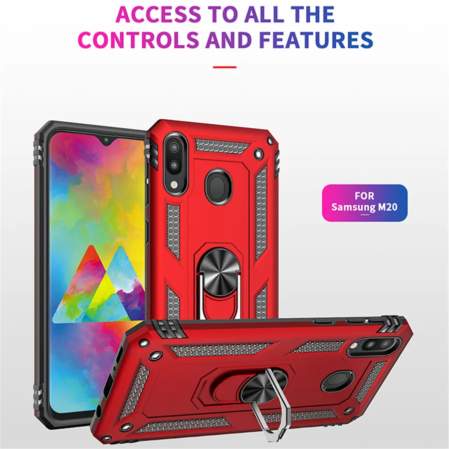 Противоударный чехол для телефона в стиле милитари Samsung Galaxy M20|Бамперы| |