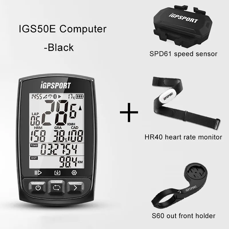 Black group 7 I gps порт ANT+ велосипедный компьютер Bluetooth 4.0BLE IPX7 водонепроницаемый беспроводной Велосипедный компьютер чувствительный gps Спидометр Cadence - Цвет: Black group 7