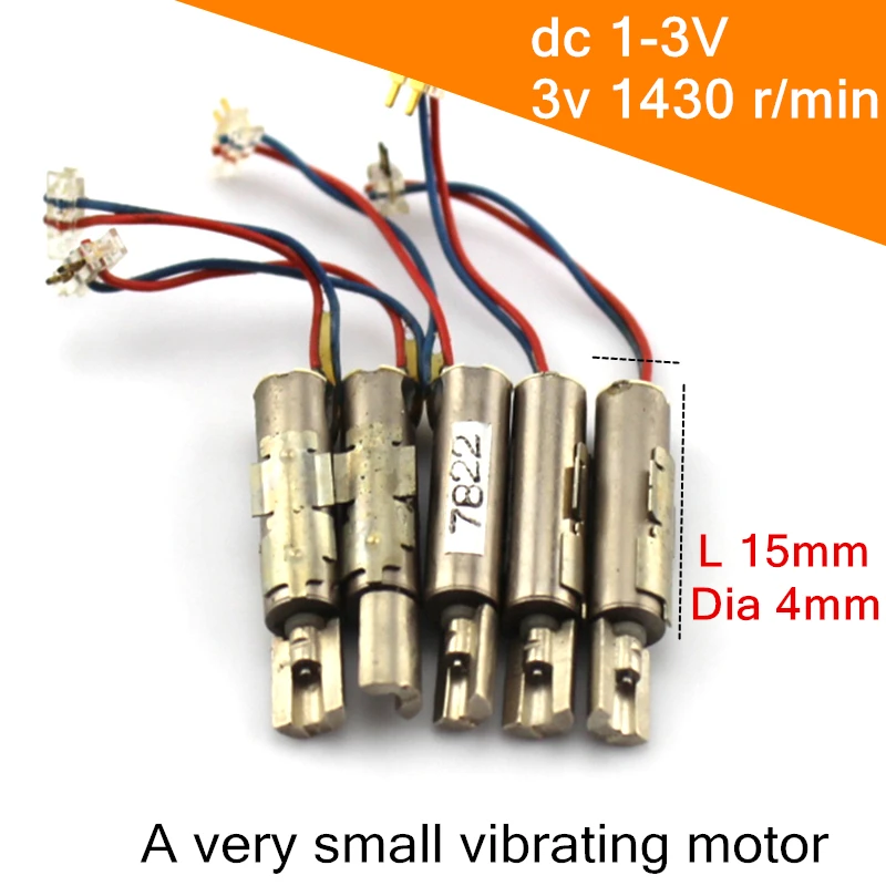 10 шт.! Мини 4*15 415 Вибрационный Мотор эксцентриковый 3v 14300rpm dc вибрирующий