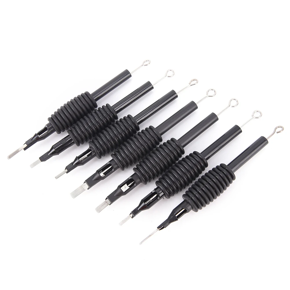 5pcs 30MM Length Disposable Tattoo Grip Kit tattoo needle tool tip machine power supply handle High Quality | Красота и здоровье