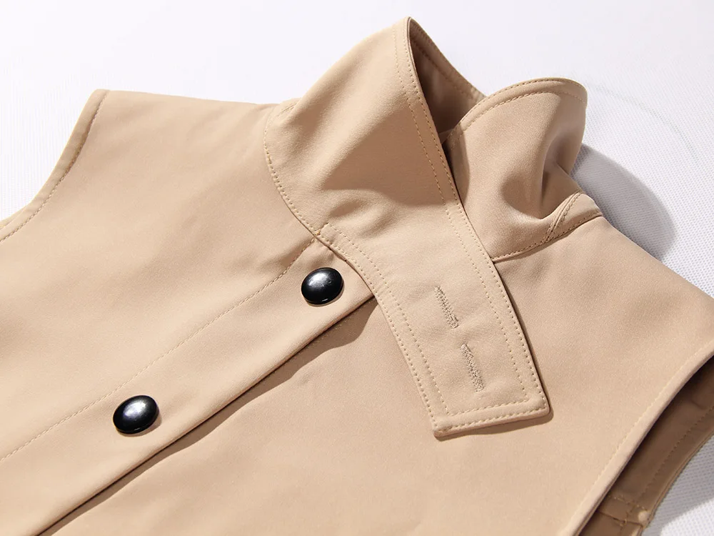 Twotwinstyle женский жилет без рукавов кардиган длинное пальто куртка для Для женщин