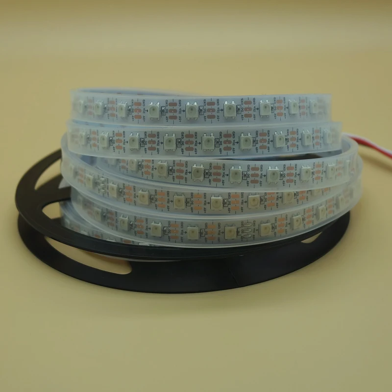 Светодиодная лента WS2811 WS2812B WS2812 IC SMD 5050 5 в постоянного тока 12 В цифровая RGB