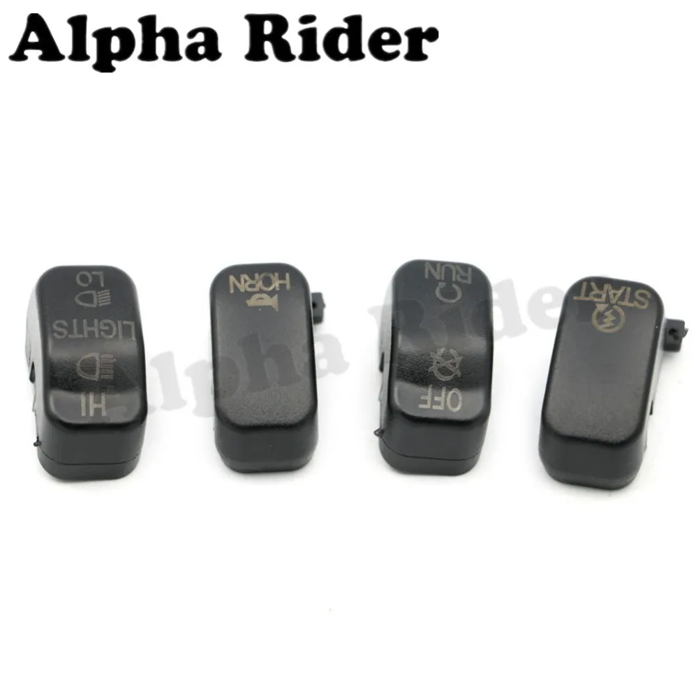 9 шт. мотоциклетный ручной переключатель корпус кнопки колпачок набор для Harley