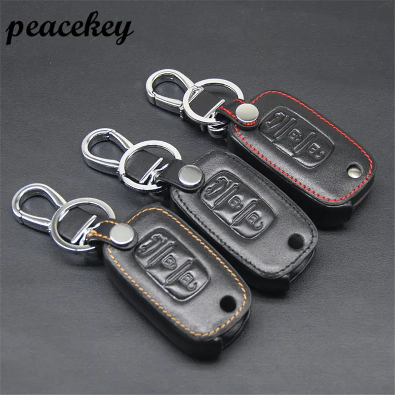 Пульт дистанционного управления Peacekey с 3 кнопками кожаный чехол для брелка LADA Sedan