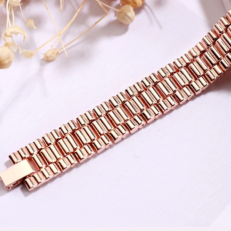 GEDI Rosegold для женщин часы кварцевые леди платье водостойкие женские модные Элитный