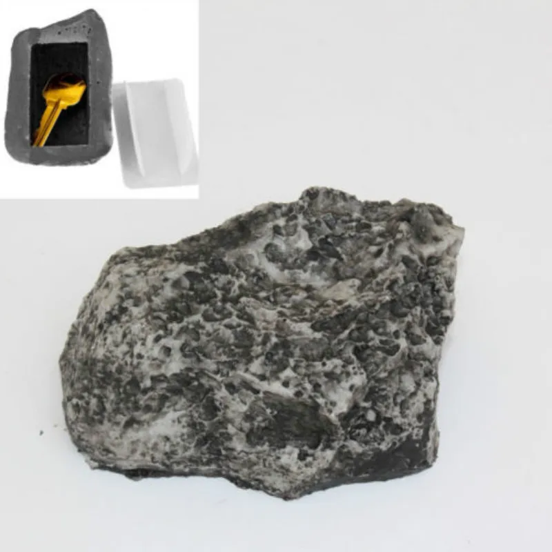 Fashion Fake Rock Stone Hide A Key Box Outdoor Hidden Safe Stash Storage Case Boxes | Дом и сад
