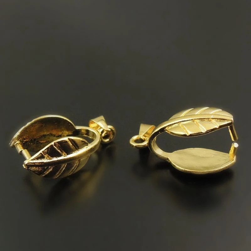 12 шт. латунные застежки листья золотого цвета 38138|jewelry accessories|handmade jewelry accessoriescharm