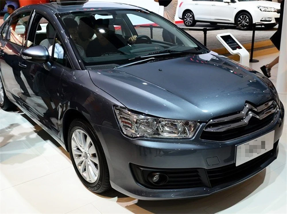 Для Citroen C-Quatre хэтчбек седан 2012 2013 фары автомобиля фары прозрачные линзы автомобильный брелок крышка