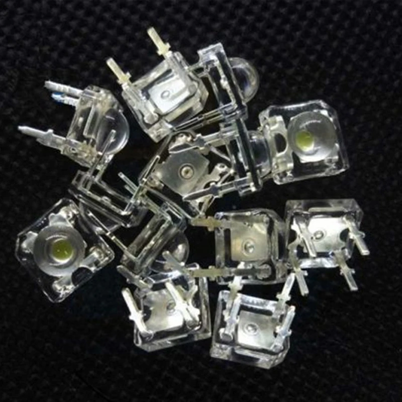 20 шт. 5 мм F5 Piranha светодиодный белый Круглый супер яркий светильник излучающий