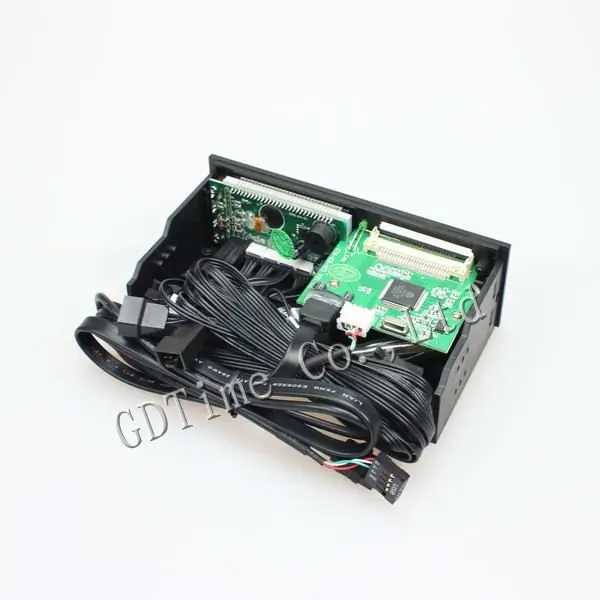 Новый 4-канальный контроллер скорости вентилятора E-SATA LCD панель для ПК CPU VGA Fan Sys Temp