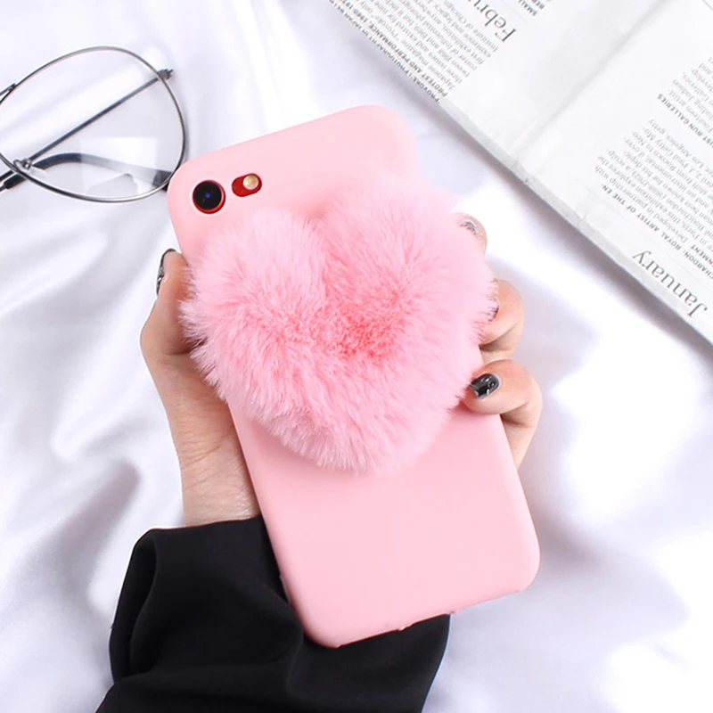 Милый 3D любящее сердце мягкая чехол для Xiamo Redmi 9A 9C 9 S2 3 S 4A 4X 5A 5 Plus K30 K20 Pro 6A 7A 8A Y1 Y2 Y3