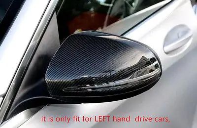 

15-16 for Mercedes Benz GLC Class X205 Carbon CF Side Door Mirror Cover Trim 2x