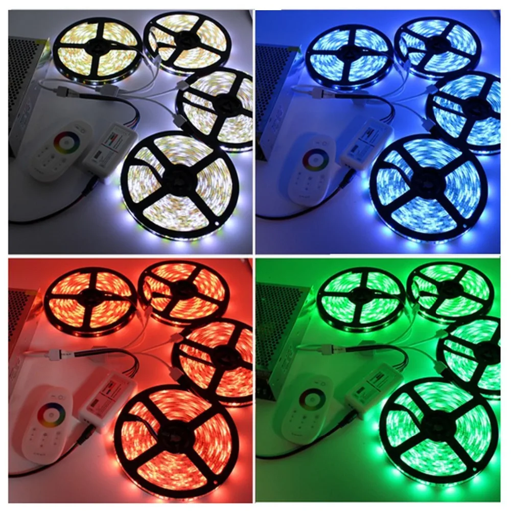 Комплект RGB светодиодной ленты 5050 SMD светильник постоянного тока 12 В 60