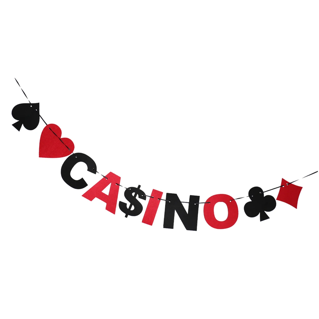 Hanging Bunting Pennant Party Banner - Decorations Black Red | Дом и сад