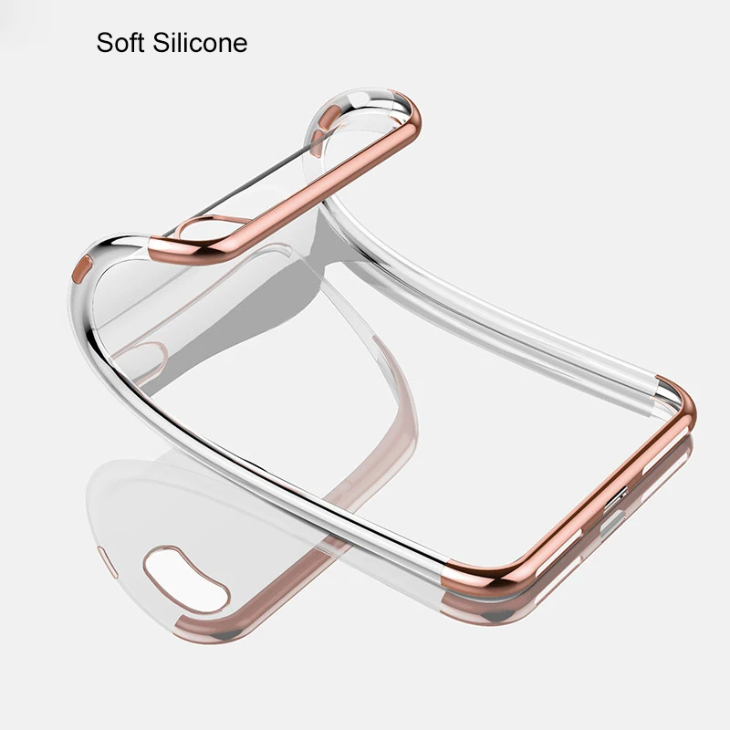 Прозрачный силиконовый чехол SIXEVE для iPhone 7 7s Plus 7Plus Чехлы мобильный телефон полная